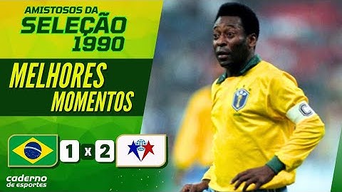 BRASIL 1 X 2 RESTO DO MUNDO - 50 ANOS DE PELÉ - MELHORES MOMENTOS - AMISTOSO 1990