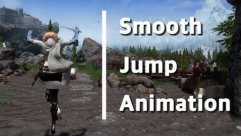 SKYRIM SE Smooth Jump Animation Mod/ 스카이림SE 스무스 점프 모션 모드