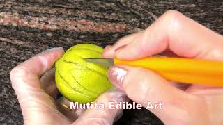Lemon Wild Flower Art | Beginners Lesson 284 | Mutita Art Of Fruit &amp; Vegetable Carving DIY Video
