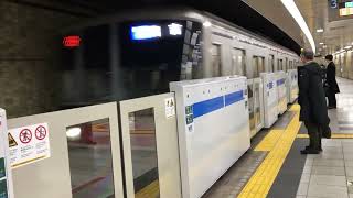 【最終日の運用】東急目黒線3000系3次車3013F 6両編成運用最終日の05K各駅停車日吉行き三田駅入線　（1/11に長津田に入線して8両化、これにより3000系6両編成は偶数編成のみに）