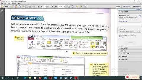 Class 8th Revision Ch-3 (Queries, Forms & Reports) Part-2 [30 September 2020]