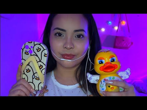 Asmr Tapping Em Objetos FOFOS 🦆🐢🐥