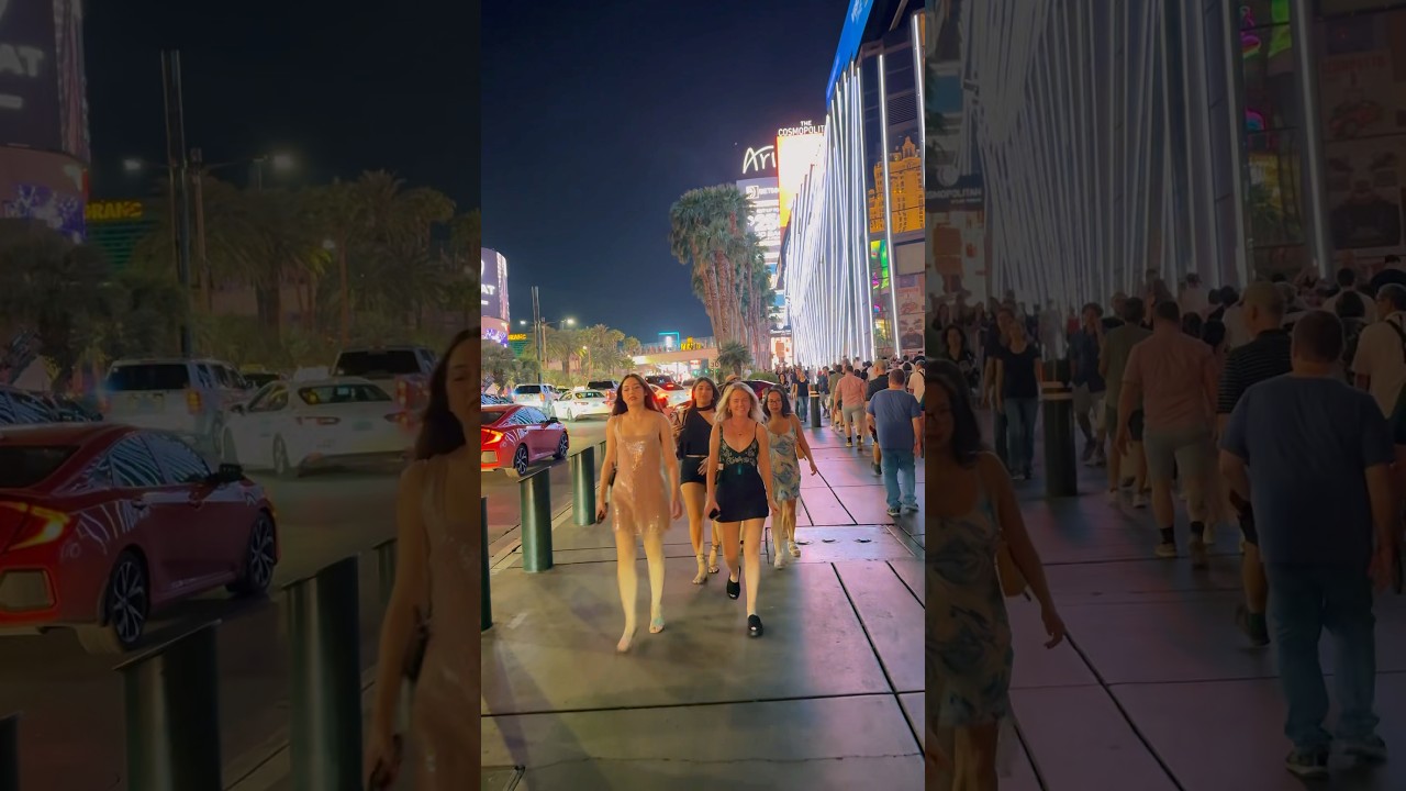 ⁣Las Vegas Night Vibes, Vegas night life #usa #travel #lasvegas #vegas #nevada #usashorts #usatravel
