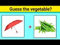 Guess the vegitables   part 1   pictures  clues  riddles  detective dhiya 