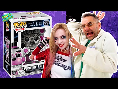 ДОКТОР ЗЛЮ СЛЕДИТ ЗА ХАРЛИ КВИНН: АНИМАТРОНИКИ ФНАФ FUNKO POP: СБОРНИК! 13+