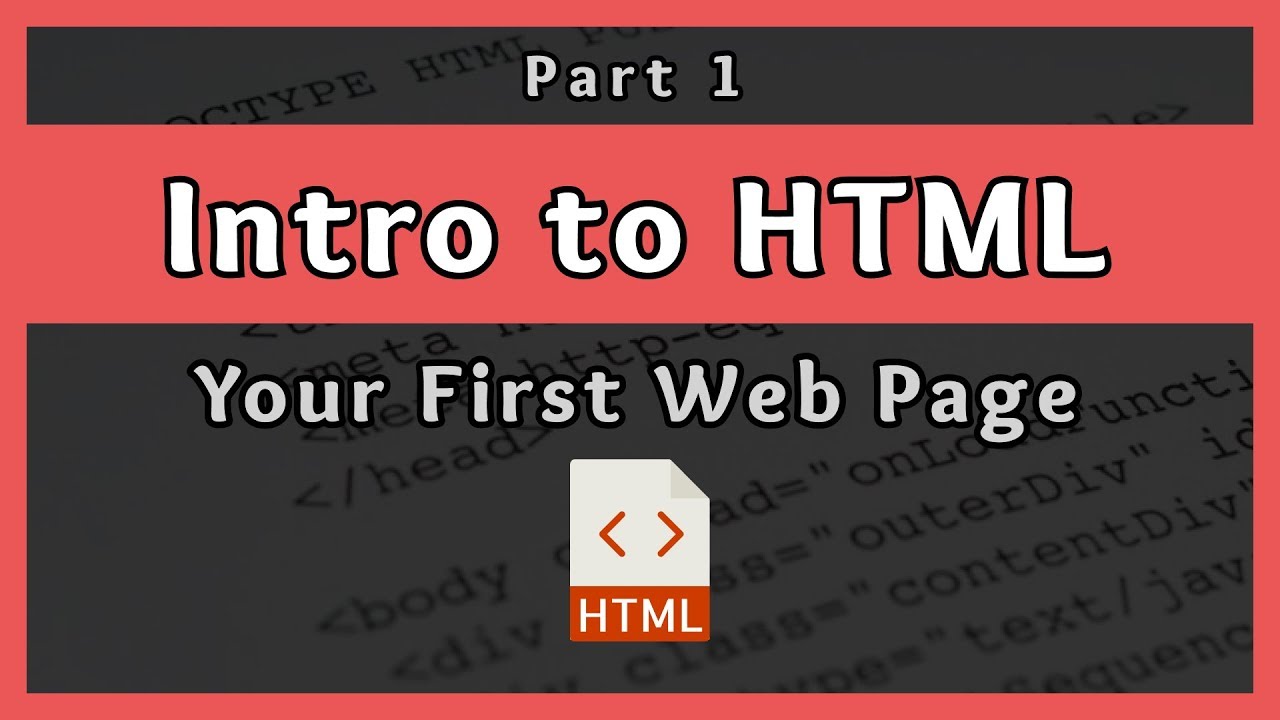 introduction to html pdf