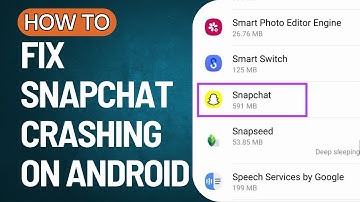 How to Fix Snapchat Crashing Android | How to Fix Snapchat not Working (2023)