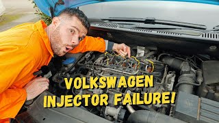 Volkswagen 1.6TDI Engine Injector Failure!