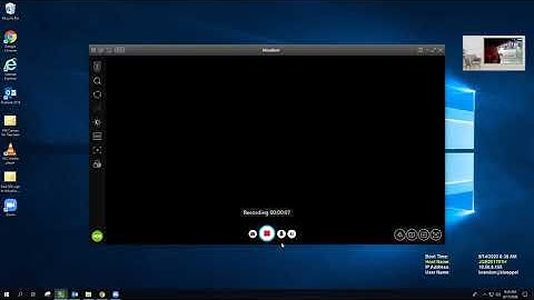 Recording on Visualizer Document Camera