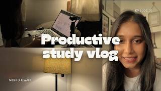 Trying to be productive for 1 hour| Aesthetic vlog |