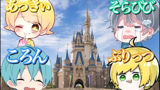 【報告】✨有名実況者４人でディズニーデートしてきました！！✨【ころん】【そらびび】【ぷりっつ】【からつけあっきぃ】すとぷり　フォートナイト