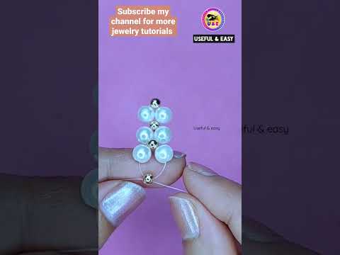 #shorts easy bracelet making at home.pearl bracelet.beads jewelry making useful & easy