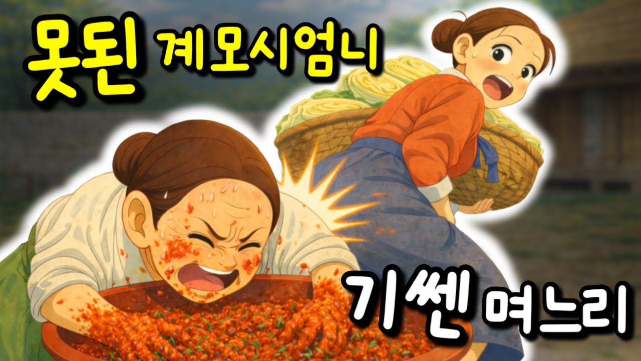 얄미운 계모시어머니 약올리는 기 쎈 며느리/옛이야기/민담/오디오북