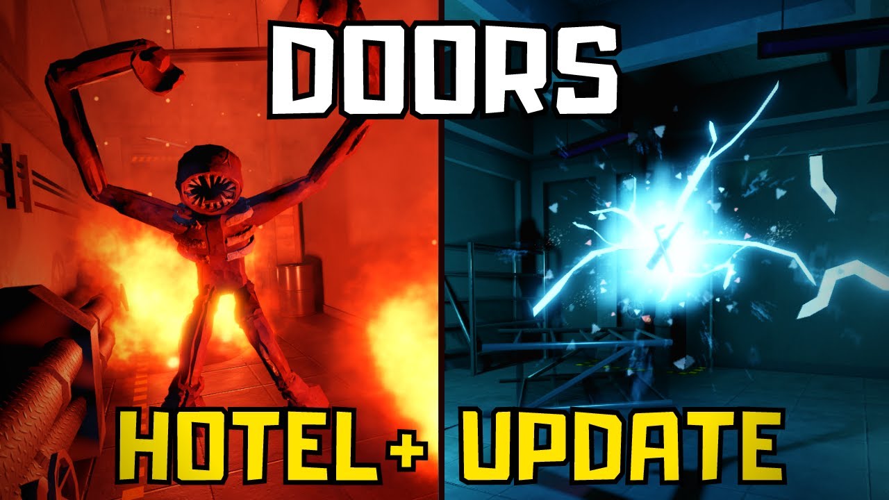 Roblox - CHEGUEI NO FINAL DO DOORS NA NOVA ATUALIZAÇÃO! (HOTEL+