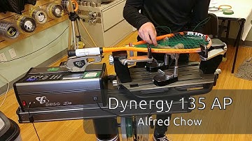 Time Lapse: How to String a Tecnifibre Dynergy 135 AP Squash Racquet