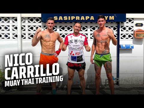 BEAST MODE 😤 Nico Carrillo Muay Thai Training at Sasiprapa Gym