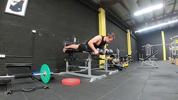 Back Extension DB Row Combo