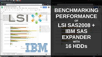 LSI SAS2008 with IBM SAS expander performance benchmarks