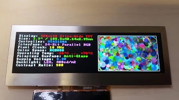 3.9" TFT | Bartype | 480x128 | DPI Interface