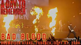A Day To Remember | "Bad Blood" | Live Budweiser Stage |Toronto | Sept 07, 2025