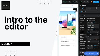Intro to the WeWeb editor screenshot 3