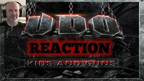U.D.O - Kids and Guns REACTION