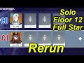 Rerun Solo Neuvillette C0 & Hu tao C1 Spiral abyss floor 12 Full Stars | Genshin Impact