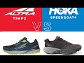 HOKA ONE ONE SPEEDGOAT  4 vs ALTRA TIMP 2 // RONHILL GORETEX // TRAIL RUNNING #hokaoneone #altra