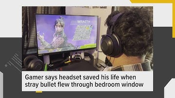 Gamer says headset saved his life when a stray bullet flew through bedroom window | Open Mic