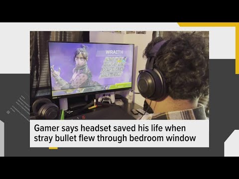 Gamer says headset saved his life when a stray bullet flew through bedroom window | Open Mic