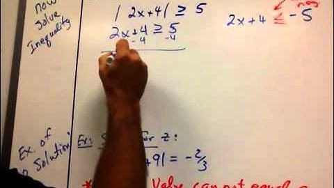 3-7 Absolute Value Equations and Inequalities