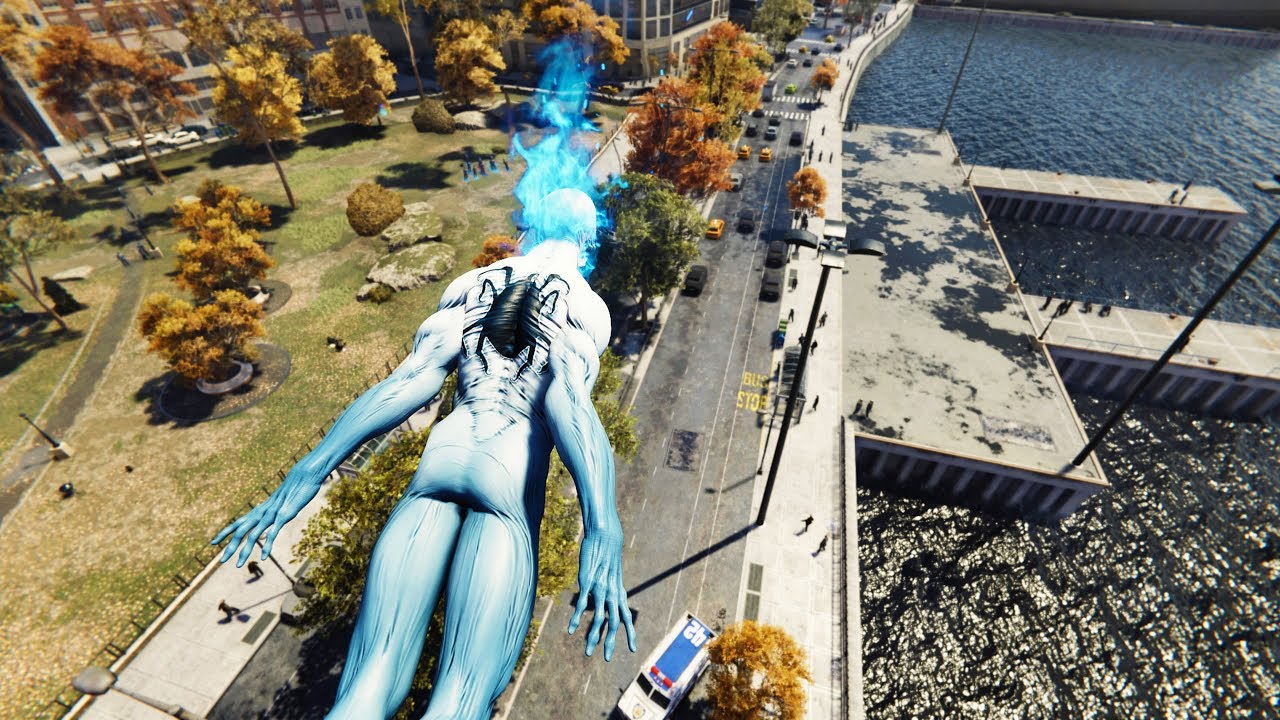 Ghost Spiderman – Mr. Negative Boss Battle – Ultimate Difficulty (Marvel’s Spider Man PS4)