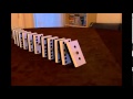 Animación de fichas de dominó en blender