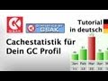 GSAK | DE | Tutorial - Found-Statistik für Dein GeoCaching.com Profil