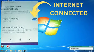 How To Connect Internet From Mobile To computer Via USB Tethering In Windows 7