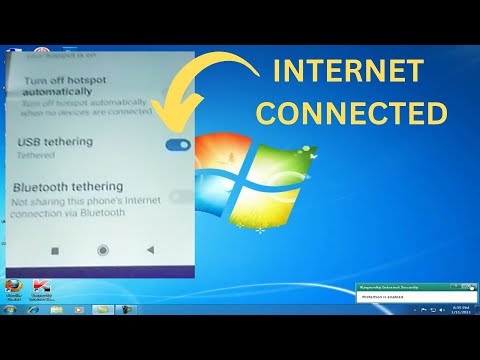 How To Connect Internet From Mobile To computer Via USB Tethering In Windows 7