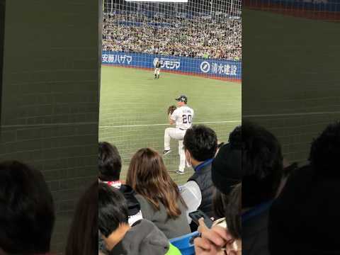 ヤクルト 木澤尚文投手 肩作り 日本選手権第６戦