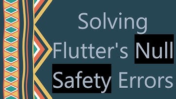 Solving Flutter