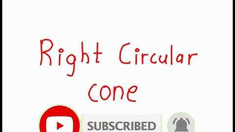 Right circular cone part 5 problem 4 | how to find equation | complete knowledge | solid geometry