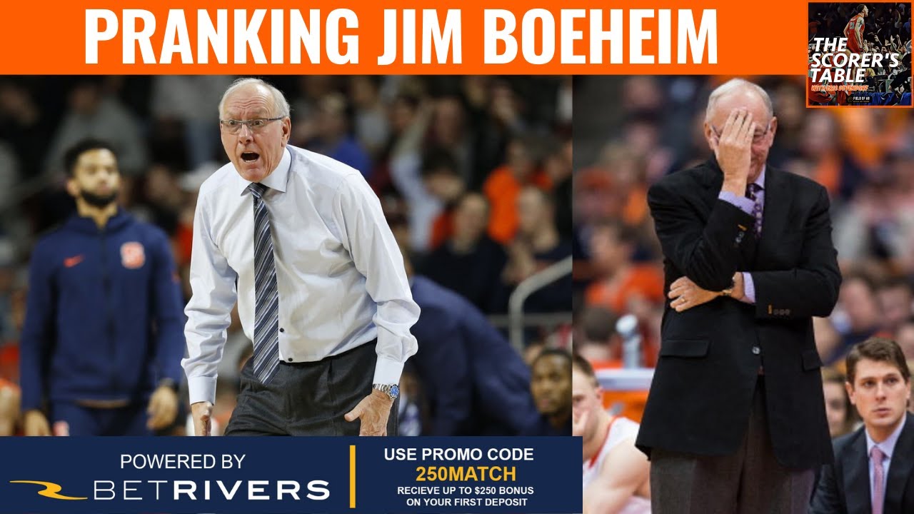 HILARIOUS PRANKS on Jim Boeheim w/Preston Shumpert! | Scorer's Table | Field Of 68
