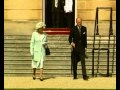 Queen Elizabeth II holds a garden party for accession babies