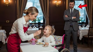 Widowed CEO swore never to love again, until he saw a waitress caring for his daughter like a mom.