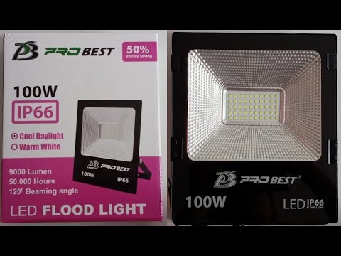 Review Slim 50wat RGB floodlight | Slim RGB spotlights | RGB spotlights. 