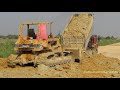 Road Builders Construction - Roller Motor Grader Dump Truck Tractor Bulldozer Excavator