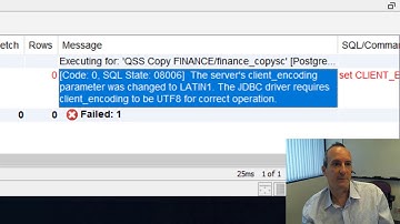 Training: SQL - DBVisualizer Client Encoding for non UTF-8 characters