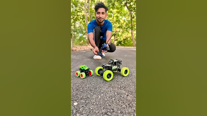 Rc Big and Small Monster Car Testing
