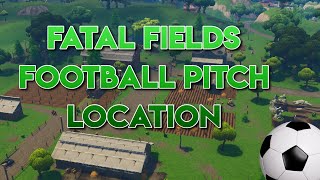 Fortnite Fatal Fields Football Pitch Location!!