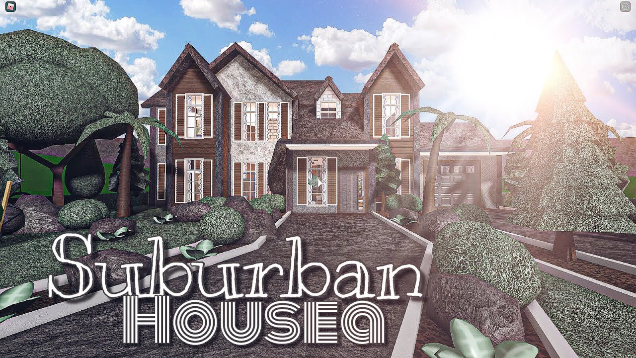 ROBLOX BLOXBURG: Suburban Family Modern House || House Build - YouTube