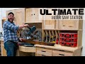 ULTIMATE Miter Saw Station with Downdraft Table!