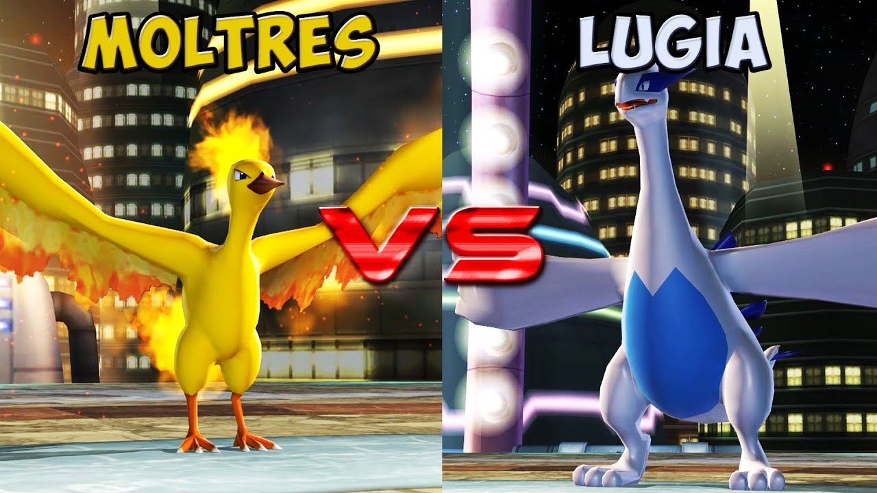 Pokemon battle revolution - Moltres vs Lugia